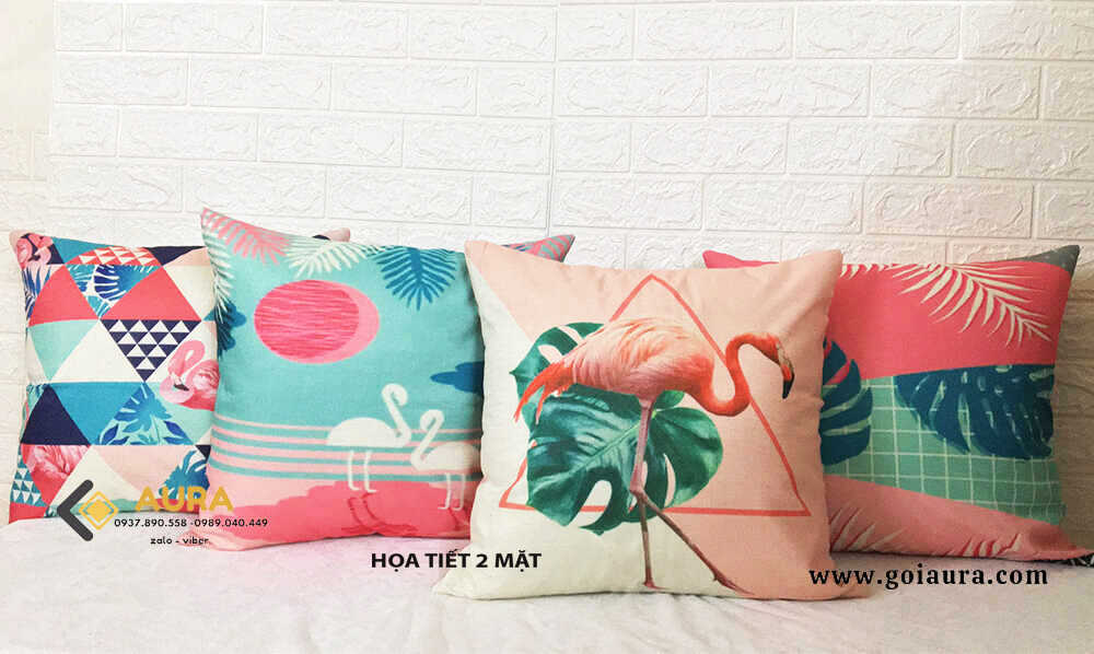 gối sofa mẫu hồng hạc ha noi