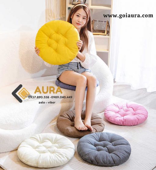 nệm ngồi bệt tròn tại tphcm