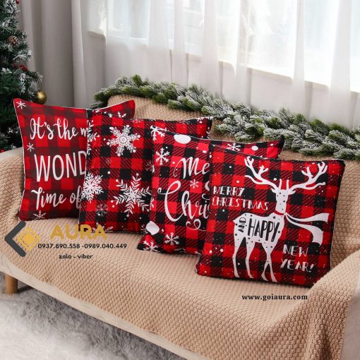 gối noel cao cấp